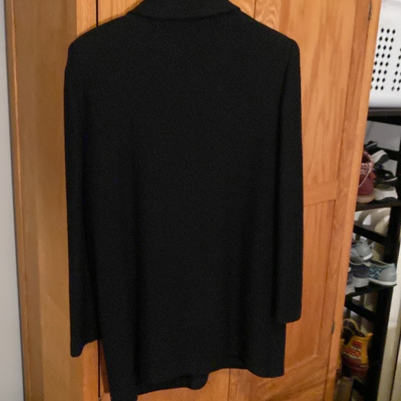 St John’s Collection black blazer w gold/blk buttons - Picture 5 of 10